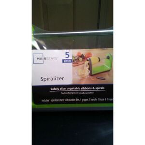 Mainstay Vegetable Spiralizer  Safely slice vegetables ribbons & spirals